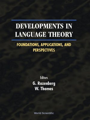 cover image of Developments In Language Theory